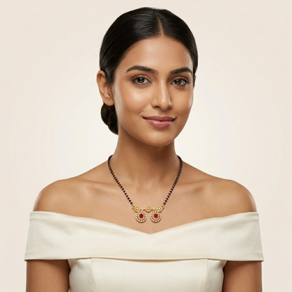 Twin Sparkle Mangalsutra