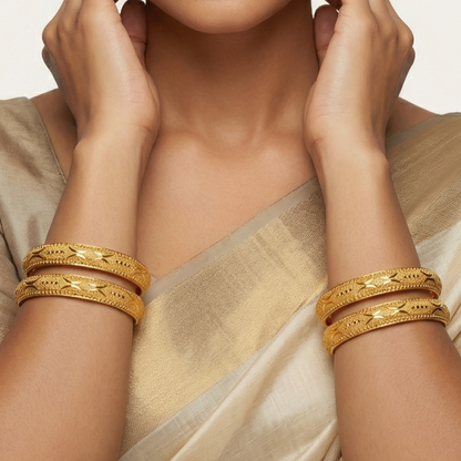 Desi Glam Bangles( Set Of 4 )