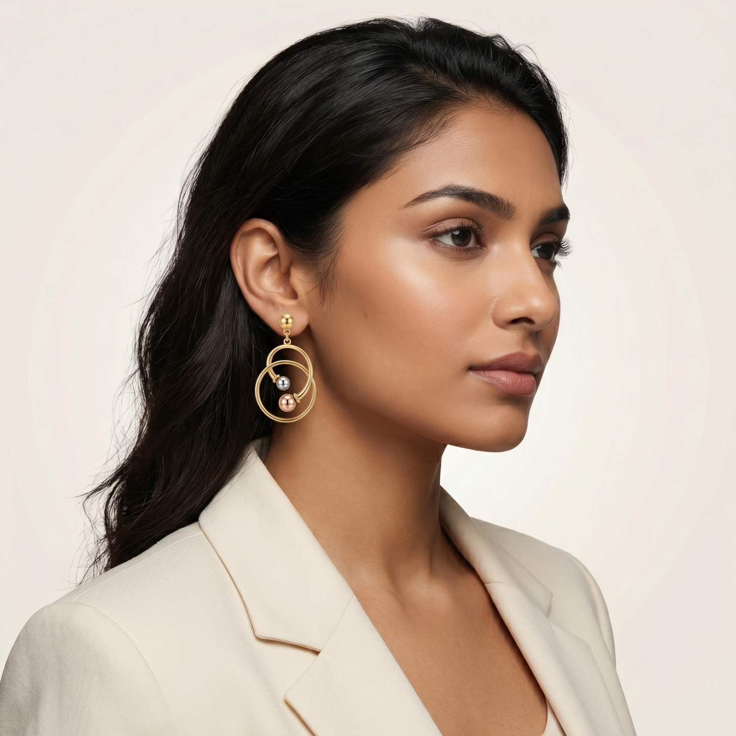 Mirage flick earrings