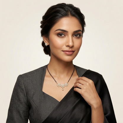 Glint Heart Mangalsutra