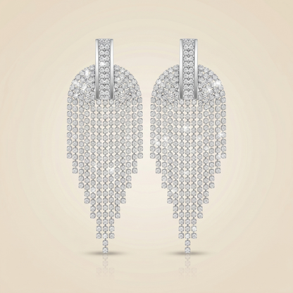 Celestial Cascade Fringe Earrings