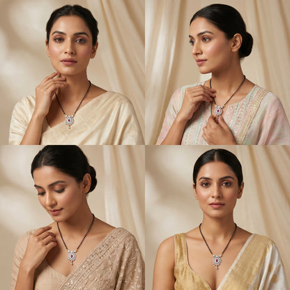 Diamond Bloom Mangalsutra