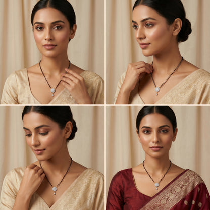 Diamond Orb Mangalsutra