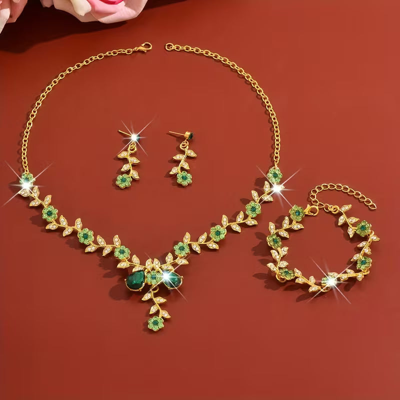 Luxury Alloy Women'S Jewelry Set