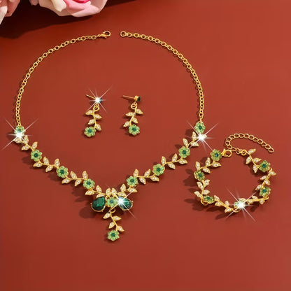 Luxury Alloy Women'S Jewelry Set