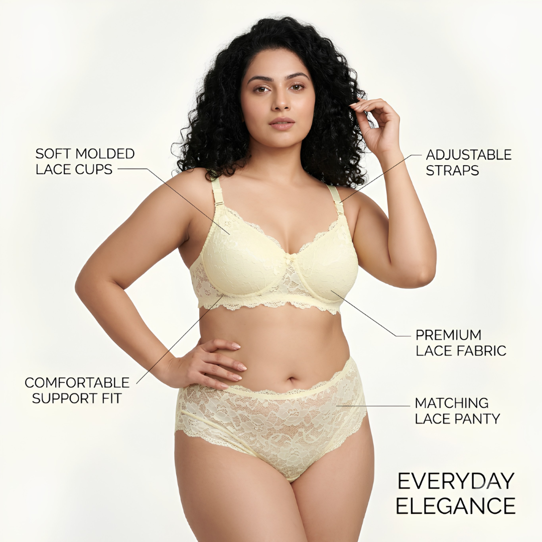 Women’s Padded Bra & Panty Set