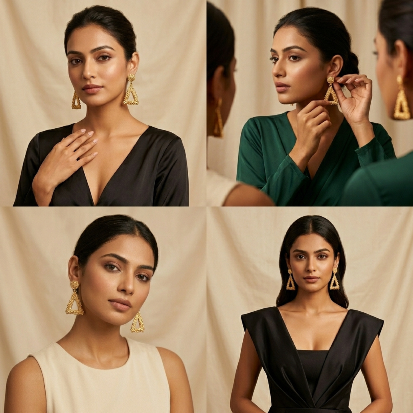 Petal Drop Luxe Earrings