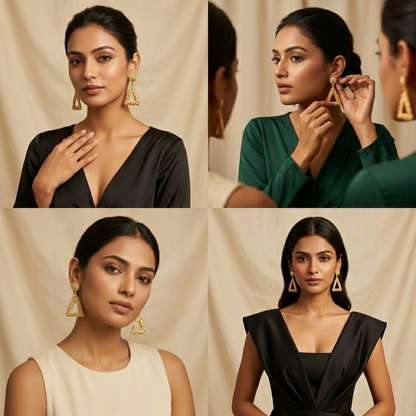 Petal Drop Luxe Earrings