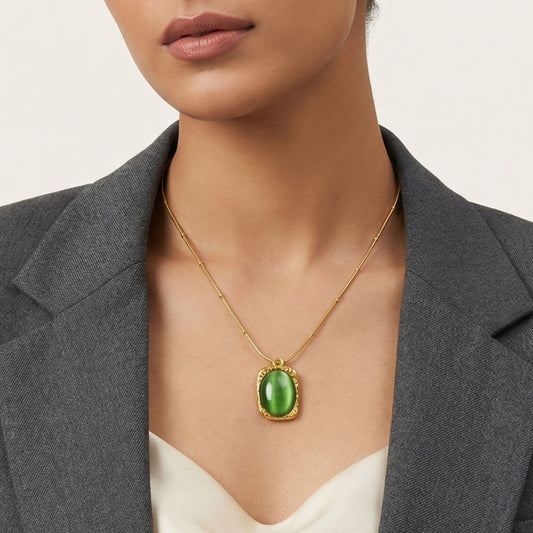 Green Stone Pendant