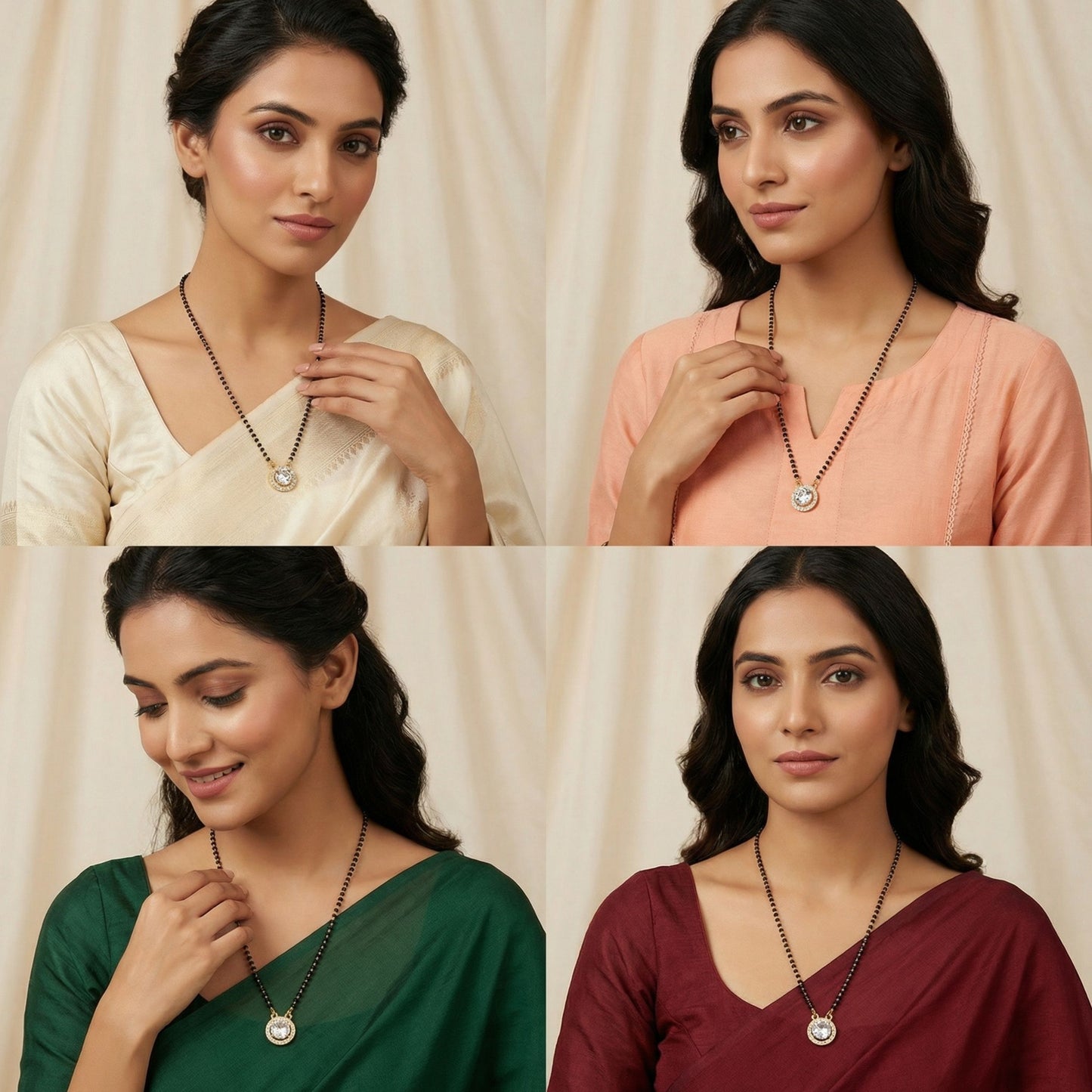Ruby Bloom Mangalsutra