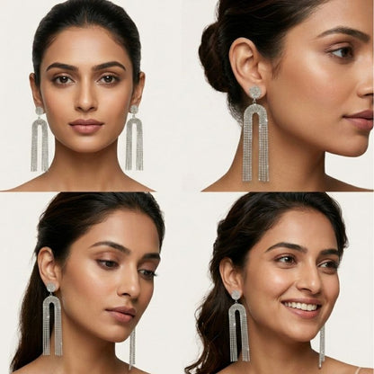 Sparkling Waterfall Earrings