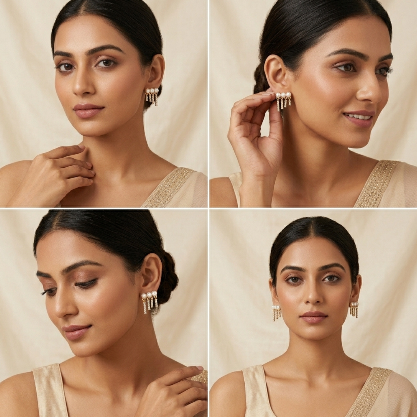 Pearl Fringe Earrings