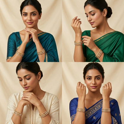 Mirage Glow Bangles ( pack of 4)
