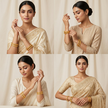 Pure Charm Bangles ( Set Of 4 )