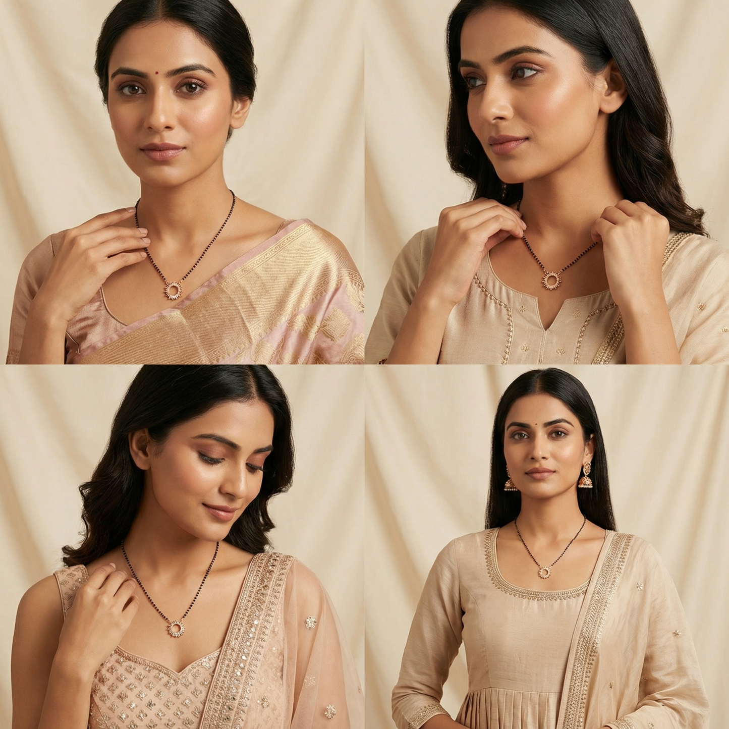 Sunburst Sparkle Mangalsutra