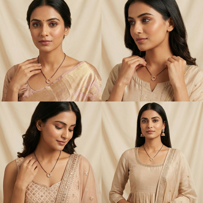 Sunburst Sparkle Mangalsutra