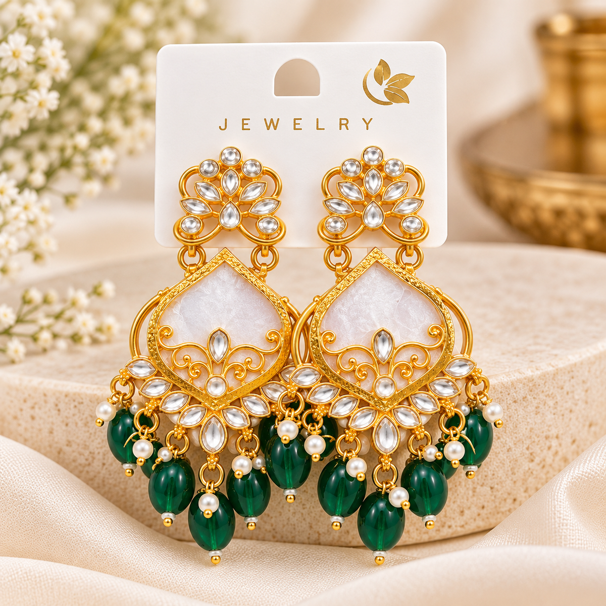 Emerald Royale Earring