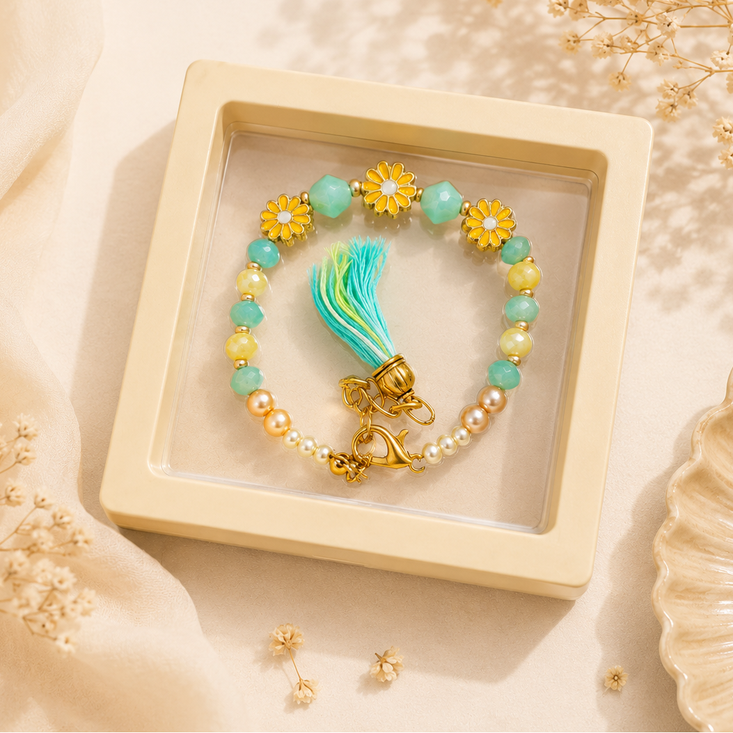 Floral Tassel Rakhi