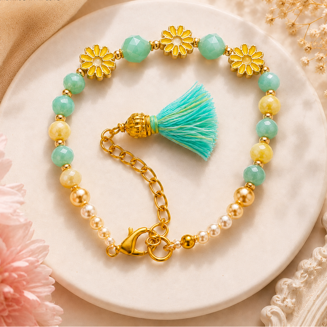 Floral Tassel Rakhi
