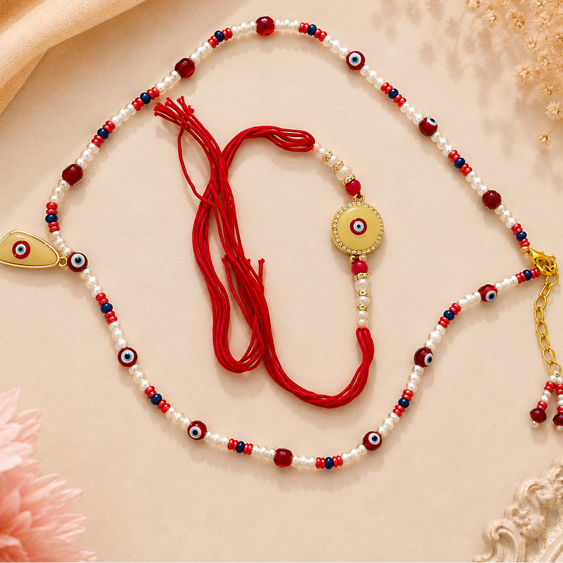 Bhai Bhabhi Nazar Rakhi Set