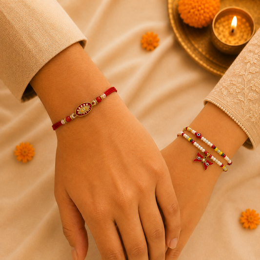 Nazar Bhai Bhabhi Rakhi Set