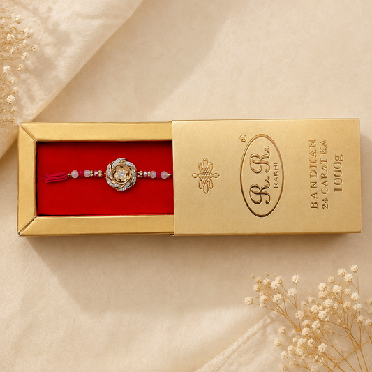 Royal Gold biscuit Designer Rakhi