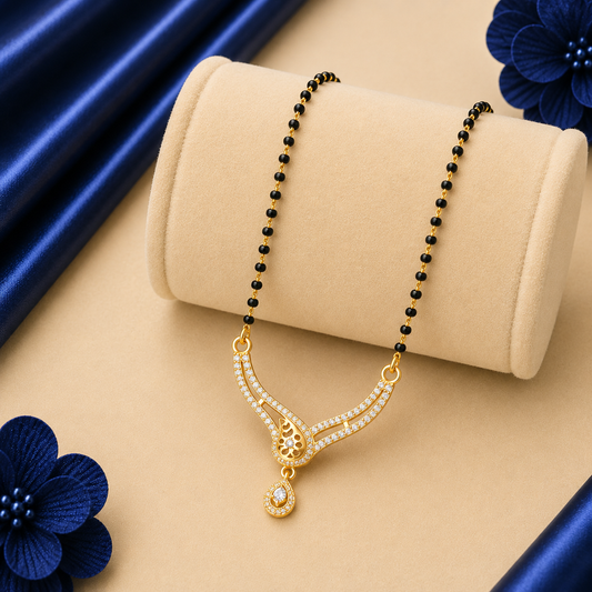 Golden Curve Mangalsutra