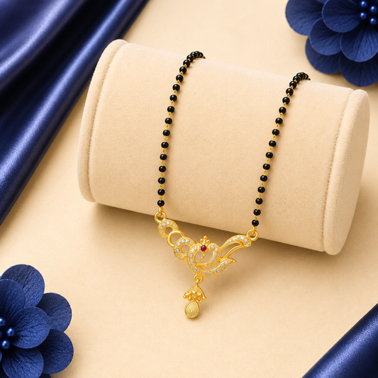 Diamond Charm Mangalsutra