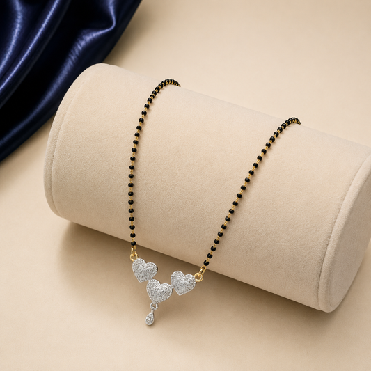 Trio Heart Mangalsutra