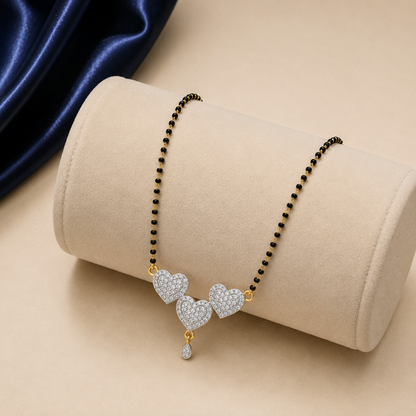 Triple Heart Mangalsutra