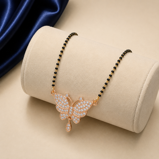 Butterfly Sparkle Mangalsutra