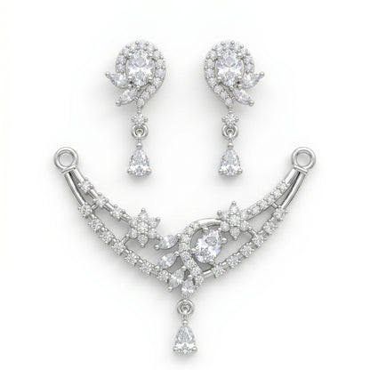 Ruby Designer Pendant Set