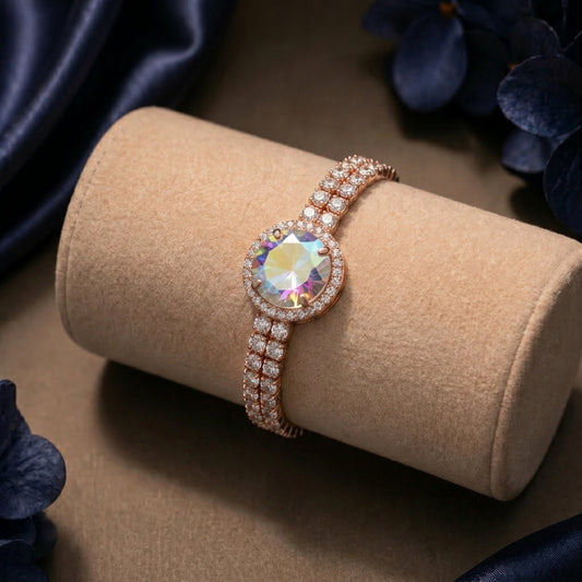 Prism Aura Bracelet (Rose Gold)