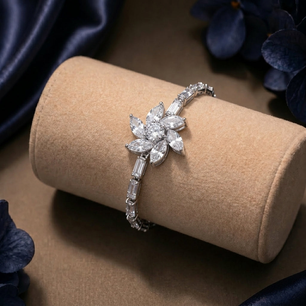 Sparkling Petal Bracelet