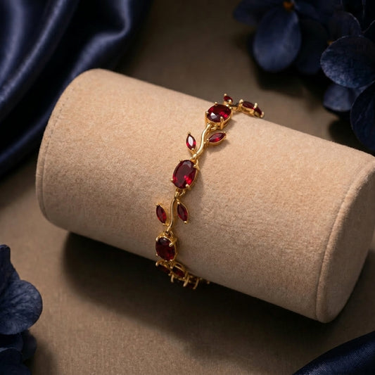 Red Tulip  Bracelet