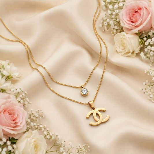 Goldmist Teardrop Pendant