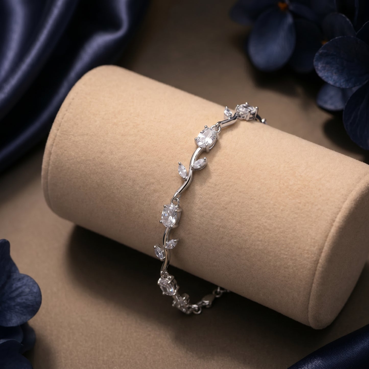 Silver Tulip Bracelet