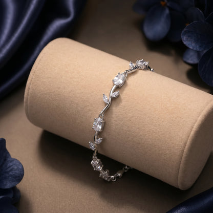 Silver Tulip Bracelet
