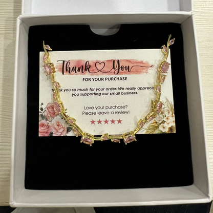Pink Tulip Bracelet (Only Prepaid and  Partial COD) High Demand Product
