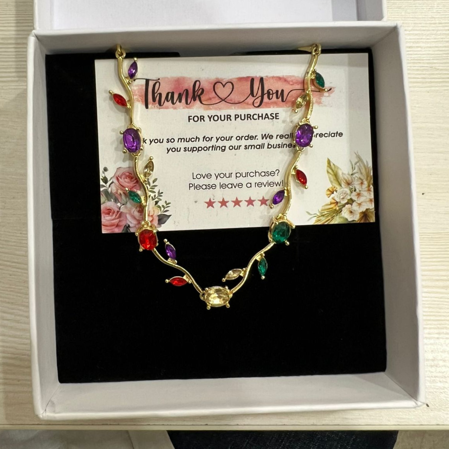 Multi Color Tulip Bracelet