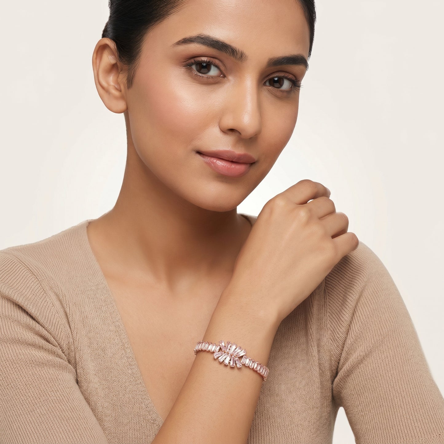 Sunburst Spark Bracelet (Rose Gold)