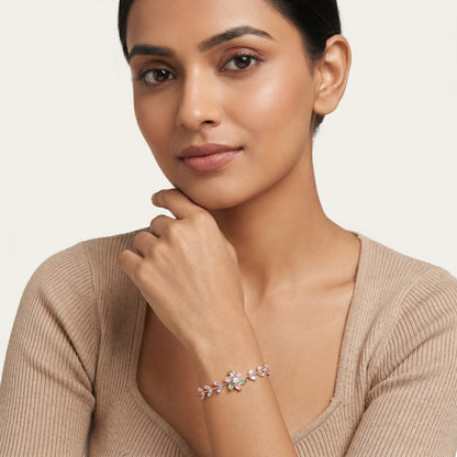 Rosy Bloom Bracelet