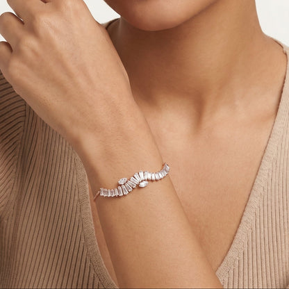 Diamond Flow Bracelet (Rose Gold)