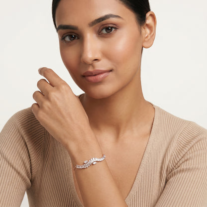 Diamond Flow Bracelet (Rose Gold)