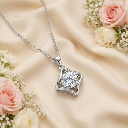 Diamond Square Pendant