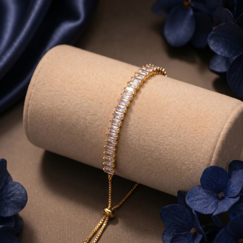 Crystal Baguette Grace Bracelet