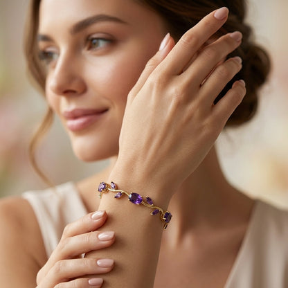 Light Purple Tulip Bracelet
