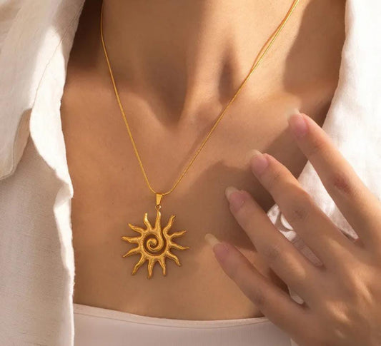 Sunny Sun Anti-Tarnish Necklace