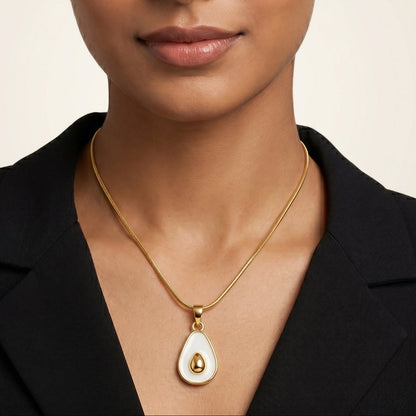 Golden Teardrop Pendent
