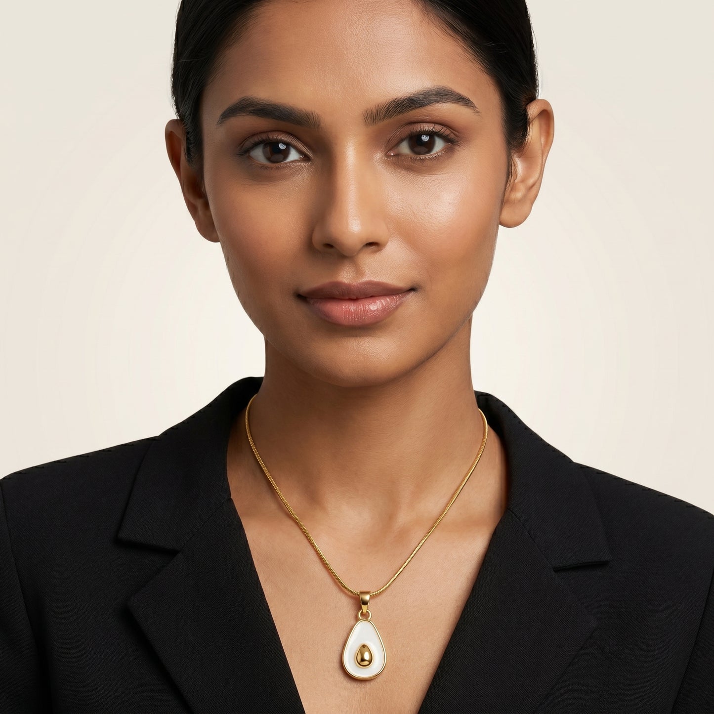 Golden Teardrop Pendent